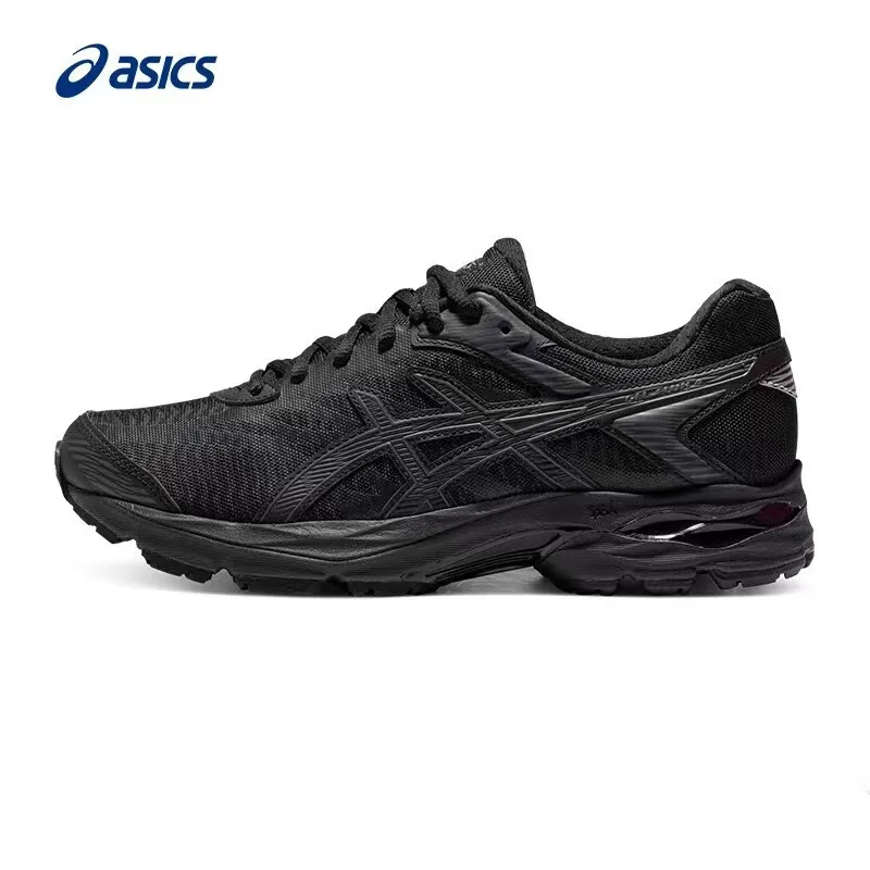 Asics black hotsell women's running shoes