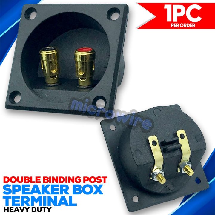 Double Binding Post Type Speaker Box Terminal Cup Black Lazada PH