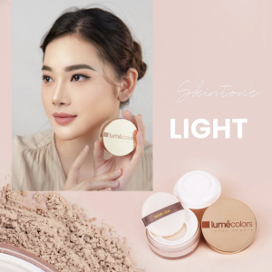 Lumecolors Loose Powder Bedak Wajah Tabur 8gr Tahan Hingga 16 Jam Oil Control Pore Blurring Effect Ringan Lightweight Cocok Untuk Kulit Berminyak Sensitif Menyamarkan Pori Besar Kemerahan Bedak Korea Makeup Lume