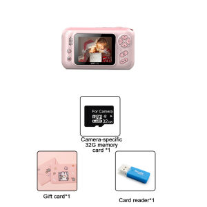 Children Digital Video Camera Toy For Kids Girls Boys Toddler Birthday Christmas Gift Teenage Presents Outdoor Pink Blue Red