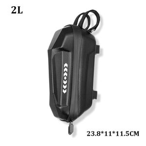 YESMILE 2-4L Electric Scooter Front Bag Waterproof EVA Handlebar Hanging Bag Trendy Reflective Storage Case