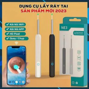 Bộ lấy ráy tai có camera nội soi không dây NE3 kết nối wifi