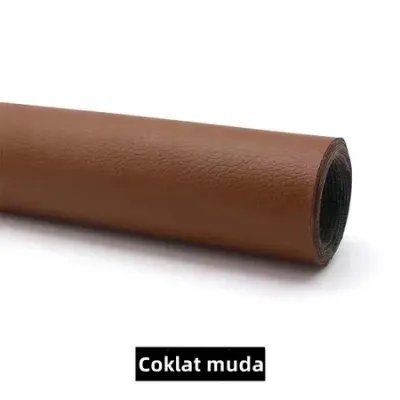Stiker Kulit Sofa 70x200cm Perbaikan Jok Mobil Motor Perekat Anti Air Pelindung Furniture Interior