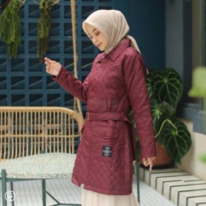 COD HIJACKET AGNESIA: Jaket Muslimah Panjang Anti Air & Angin