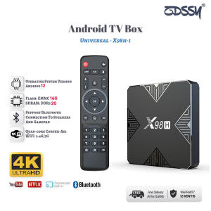 ZDSSY Android 12.0 TV Box Smart TV Box 4GB 32GB Allwinner H618 Media Player Quad Core 64-bit Support 4K 2.4G&5.8G WiFi 6/BT5 HDR Set Top Box