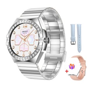 2024 Đồng hồ mới cho Huawei LG76Smart Watch Nữ 1.3" AMOLED Đồng hồ thời trang nữ ECG Theo dõi đồng hồ BT Gọi IP68 Chống nước