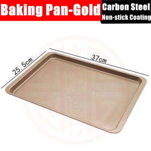 Baking SheetNon-Stick Carbon Steel Biscuit Paper Frying Pan Baking TrayCookie Sheet Half Sheet Baking PanCake Baking TraBread Baking Tray