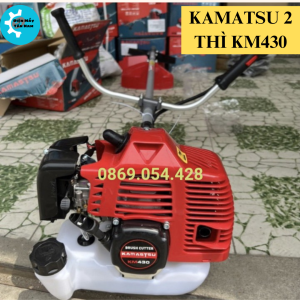 Máy cắt cỏ Kamatsu KM-430 nòng đại bác 43li tặng kèm bát cước Cam Kết Đóng Gói Hàng Cẩn Thận Nhận hàng Nguyên vẹn