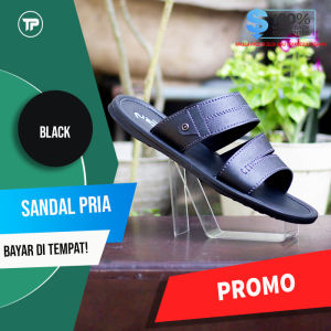 (SANITEC) SANDAL PRIA TERBARU ELEGAN KEKINIAN MURAH BERKUALITAS BERGARANSI DIJAMIN AWET Sandals Flip Flops Open Toe