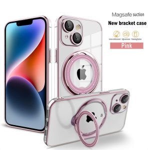 เคสสำหรับ iPhone 15 14 13 12 11 Pro Max 15 14 Plus XR X Xs Max 8 Plus 7 Plus 8 7 SE 2020 2022หรูหราเคสป้องกันกล้องชาร์จไร้สายมีห่วงโลหะเคสเลนส์โทรศัพท์