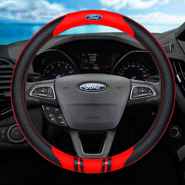 For Ford dedicated leather steering wheel cover Mondeo Focus Fiesta