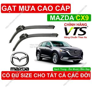 Gạt Mưa VTS Kính Lái Mazda CX9 Cặp Gạt M.ưa Kính Lái Mazda CX9 C.ó Đủ Size Cho Các Đời Xe Mazda CX9