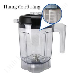 BỘ CỐI XAY SINH TỐ 2 LÍT BẰNG NHỰA PC DAO XAY INOX 304 SẮC BÉN NHÔNG XAY 12 KHÍA  BẰNG KIM LOẠI