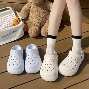 [Free Shipping] WomenS Clogs 2026 New Fashion Trend Thick-Soled Non-Slip Beach Sandals Closed-Toe Slippers For Women Summer Style