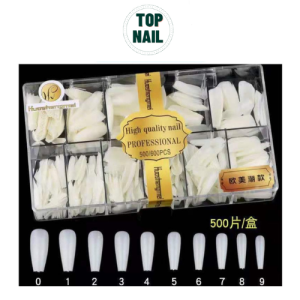 Móng úp tay vuông fom thang Móng up tay nail dẻo Hộp cao cấp sịn