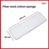 ITOSHI Aquarium Filter Sponge White Cotton Carpet Sponge Mat Fish Magic Blanket Carpet Durable Polyester Fiber