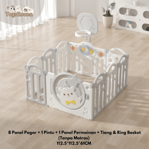 ToysZoona  Bear Baby Play Fence  Pagar Bayi Anak
