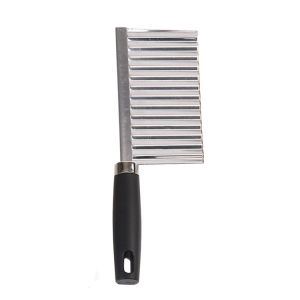 Dao Cắt Hình Rợn Sóng Cán Dài Cầm Tay - Dụng Cụ Cắt Rau Củ Quả Hình Gợn Sóng Chất Liệu Thép Không GỈ Lưỡi Dao Sắc Bén Độ Cứng Vừa Phải Cán Tay Cầm Nhựa