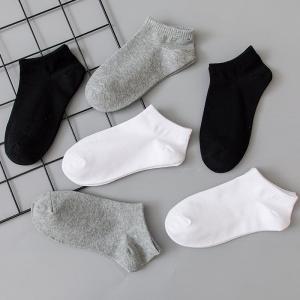 Unisex Basic Foot Socks Solid Color Ankle Sock