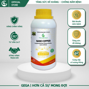 Đồng Nano Sát Khuẩn Rửa Vườn NANO COPPER Phòng Chống Nấm Bệnh Xì Mủ Vàng Lá Thối Rễ chai 500ml