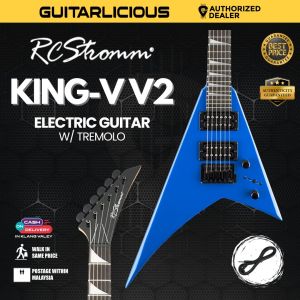 RCStromm King V V-Series V2 Electric Guitar with Tremolo (HH) (RCStromm / King VV / KIng-V2 )