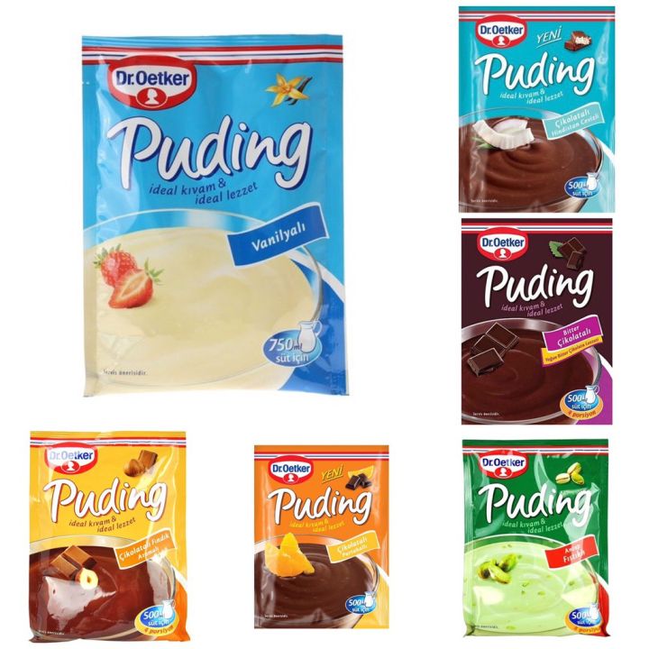 ผงพุดดิ้ง Dr. Oetker Pudding powder นำเข้าจากตุรกี Lazada.co.th