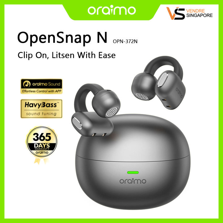 Oraimo OpenSnap N OPN-372N Clip-On Open-Ear True Wireless Earbuds