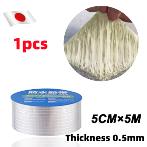 Thickened Aluminum foil butyl super strong Aluminum Foil Butyl Waterproof Tape butyl aluminum foil tape tape Adhesive Tape Sealant Instant Watertight Seal for roof leakage roof sealant wall crack repair tape Fix Repair Wall Crack Easy to use Leak Repair