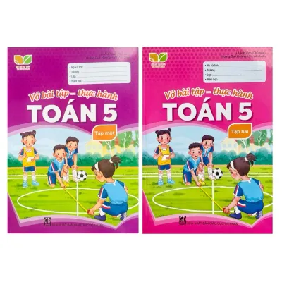 Sách - (Combo) Vở bài tập - Thực hành Toán lớp 5 - tập 1 + 2 (Kết Nối)