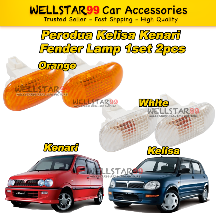 Perodua KELISA KENARI Fender Signal Lamp Side Light Lampu Tepi 1Pair Lazada