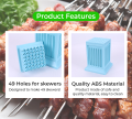 [SG SELLER] Meat Skewer Satay Maker String Machine Holes BBQ Meat Skewer Tools Kitchen. 