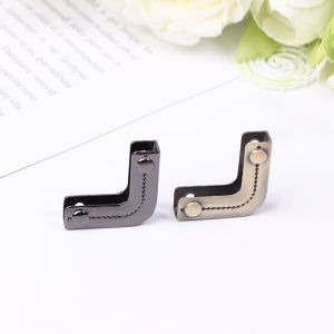 【MPJow】 1PC Metal Bag Corner Corners Decor End Clip Edge Banding Bag Accessories Leather Decorative Corner Banding Decorative Strips