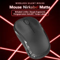 Mouse nirkabel mini/mouse laptop/klik senyap ultra-tipis 2.4GHz/1800-3200DPI dengan penerima USB. Tersedia untuk PC Laptop Windows Mac Linux ChromeOS. 