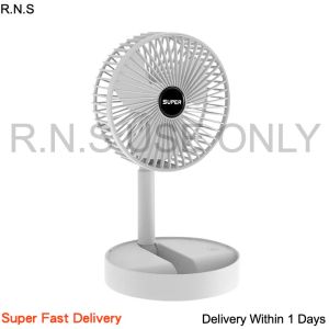 Mini Fan Adjustable Mini Fan Kipas Kecil Cooling Handy Desk Home Office Table Battery USB Rechargeable Portable