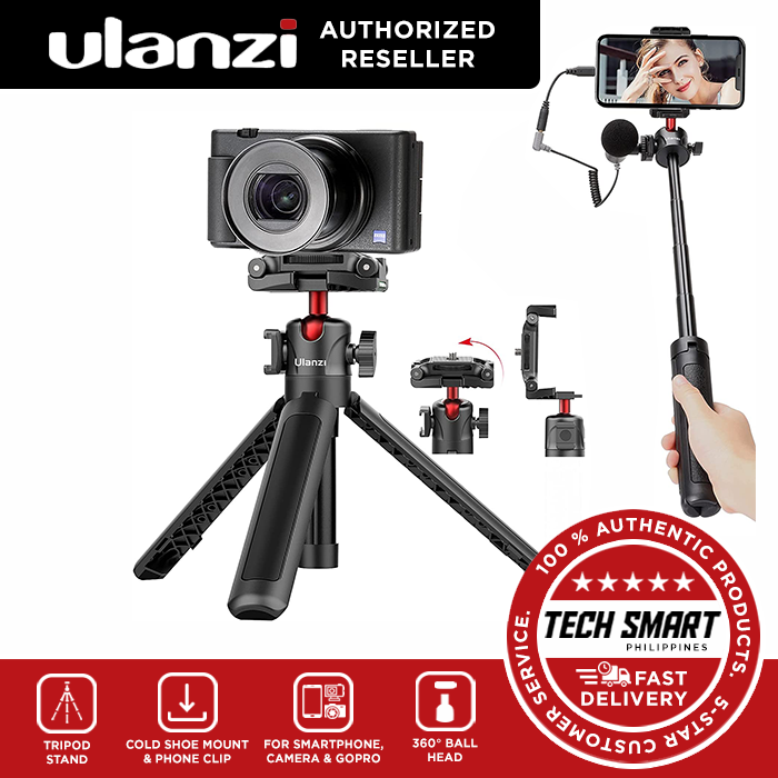 ULANZI MT-41 Portable Vlogging Tripod Stand with Cold Shoe Phone