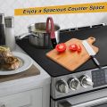 KitchenRaku Stove Cover 20.8"x 24",Stove Top Covers for Electric Stove, Ceramic Glass Cooktop Protector, Electric Stove Cover, Glass Top Stove Cover, Heat Resistant Glass Stove Top Covers. 