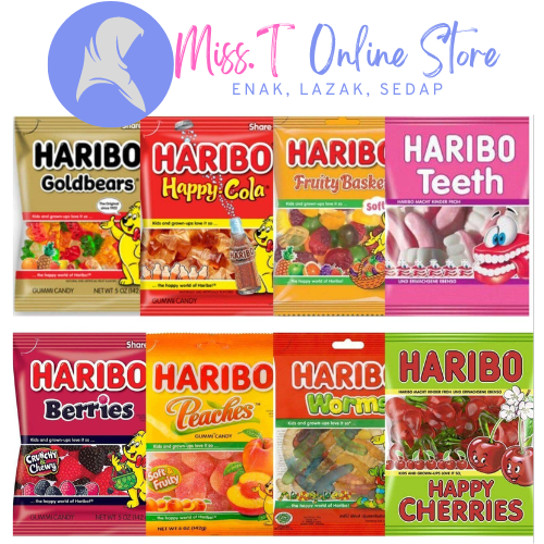 [MT] HARIBO Gummy Candy 80gm