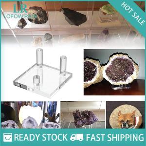 LF Wholesale✨Flash Sale ✨ ที่ตั้งโชว์อะคริลิคฐานยึดชั้นวางของสำหรับตัวอย่างหินแร่แร่จีโอดเครื่องประดับชั้นแสดงของสะสมขนาดเล็ก