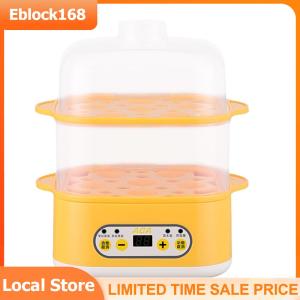 Double Layer Breakfast Egg Steamer 12 Eggs Capacity Multifunctional Egg Boiler Auto Shut-Off for Breakfast Steaming Cooking