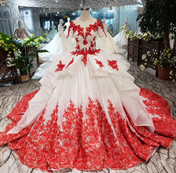 stylish evening dress 2019 short sleeve gowns ball gown luxury