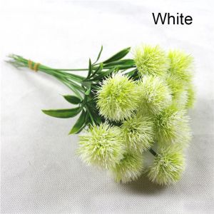 WLVYH 5pcs High Quality Party Wedding Bouquets Fake Artificial Flower Home Decorative Silk Dandelion Flowers Real Touch Decor