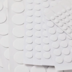 【i.Rumah】50PCS Transparent Round Double-Sided Adhesive Tape Dot Waterproof Traceless Acrylic Glue Sticker