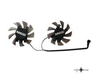 พัดลมการ์ดจอ INNO3D 1660 1660ti 2060 TWIN X2 Black Gold Supreme