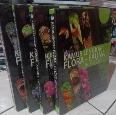 Ensiklopedia Kamus Lengkap Flora - Fauna Indonesia Seri 4 Buku