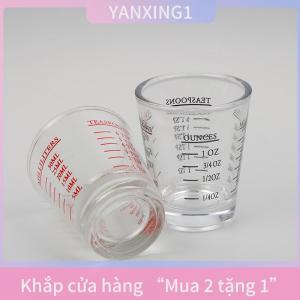 [COD] YANXING1 1PC 30 ml thủy tinh đo cup với quy mô bắn thủy tinh lỏng thủy tinh ounce cup