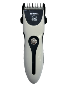 Zowael RFC‑280A Cordless Pet Hair Trimmer for Dogs & Cats – Low Noise 4 Length Combs Rechargeable Grooming Kit