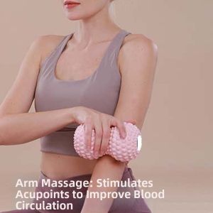 MUQZI PP Peanut Massage Ball Portable EVA Convex Point Neck Roller Double Lacrosse Yoga Ball Professional Muscle Relaxation Ball Women