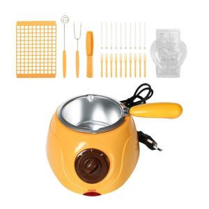 Electric Chocolate Butter Warmer Electric Melting Fondue Set with Nonstick Coating For Baking Enthusiasts