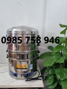 Nồi hấp điện đa năng hấp chín các sản phẩm tiện lợi nồi inox 304
