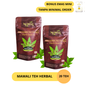 Teh Herbal Sambung Nyawa MAWALI Original - isi 20 Bag 100% Organik / Teh sambung nyawa mawali Teh herbal mawali sambung nyawa Teh mawali sambung nyowo Teh sambung nyawa